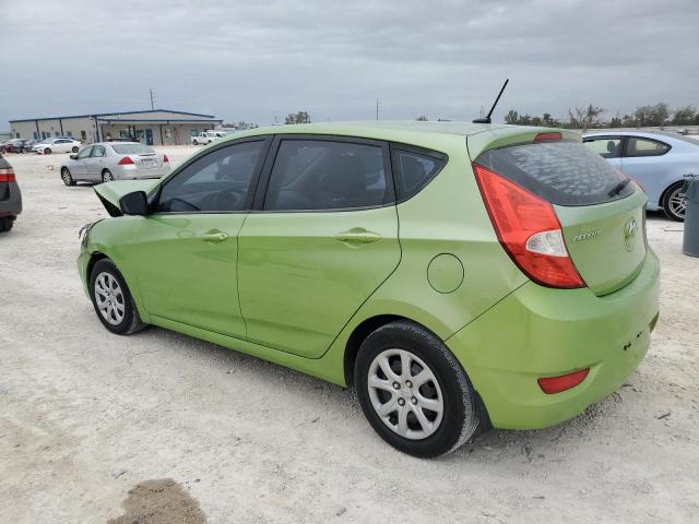 KMHCT5AE8CU033932 - 2012 HYUNDAI ACCENT GLS GREEN photo 2