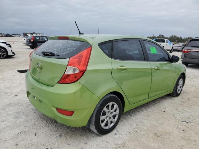 KMHCT5AE8CU033932 - 2012 HYUNDAI ACCENT GLS GREEN photo 3