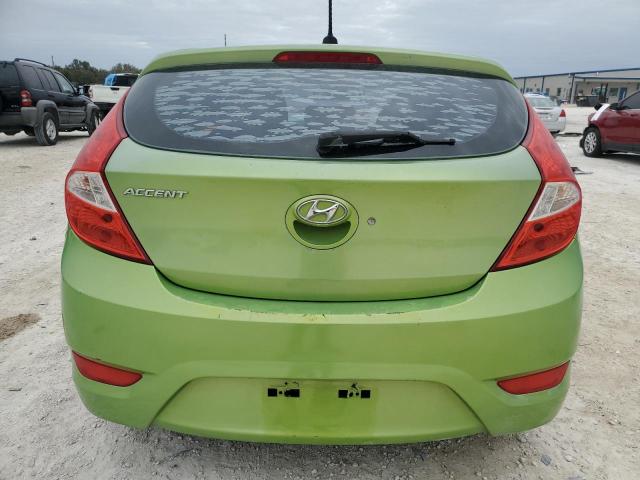 KMHCT5AE8CU033932 - 2012 HYUNDAI ACCENT GLS GREEN photo 6