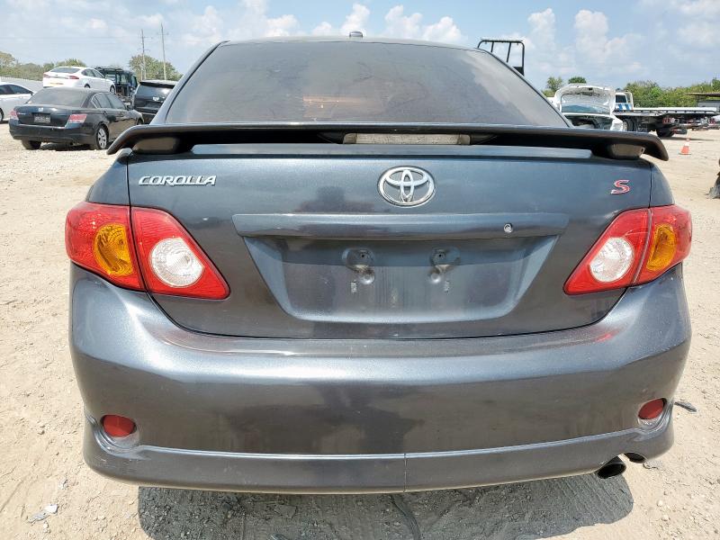 1NXBU4EE5AZ337584 - 2010 TOYOTA COROLLA BASE GRAY photo 6
