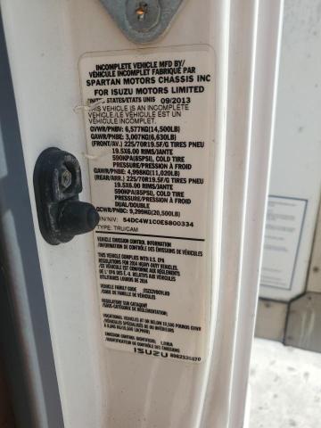 54DC4W1C0ES800334 - 2014 ISUZU NPR HD WHITE photo 14