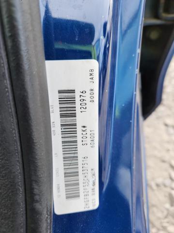 2HGFB2F55CH537516 - 2012 HOND CIVIC LX BLUE photo 12