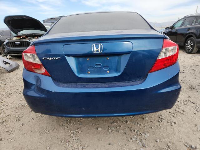 2HGFB2F55CH537516 - 2012 HOND CIVIC LX BLUE photo 6