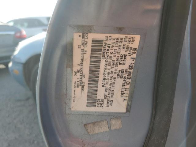 1FALP51UXVA248576 - 1997 FORD TAURUS G BLUE photo 12