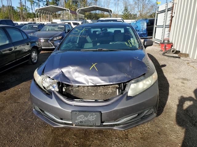 19XFB2F83EE059880 - 2014 HONDA CIVIC EX GRAY photo 5