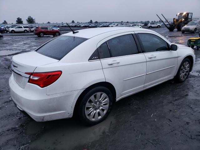 1C3CCBAG9CN241210 - 2012 CHRYSLER 200 LX WHITE photo 3