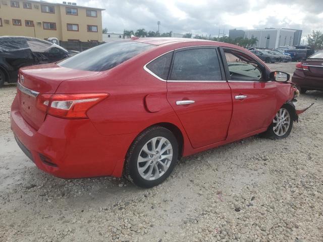 3N1AB7AP4JL629934 - 2018 NISSAN SENTRA S წითელი ფოტო 3