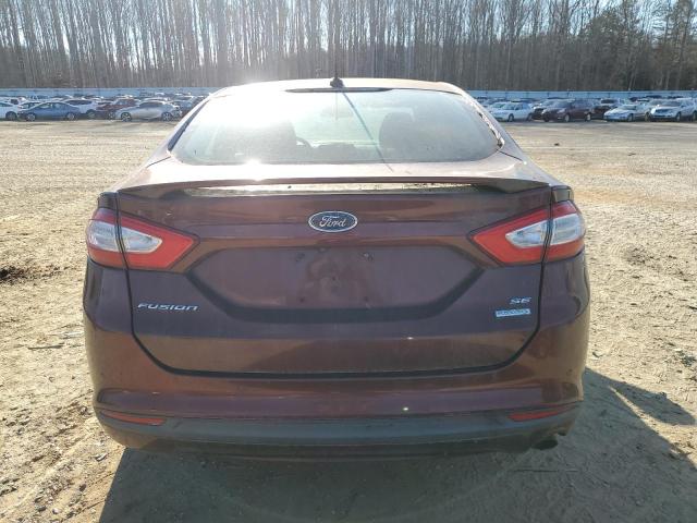 3FA6P0HD0GR294142 - 2016 FORD FUSION SE BROWN photo 6