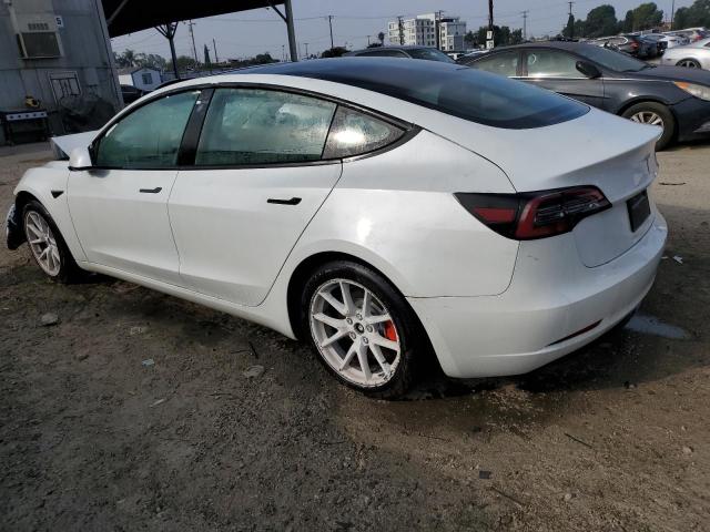 5YJ3E1EA1MF940403 - 2021 TESLA MODEL 3 WHITE photo 2