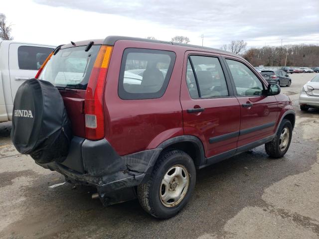 JHLRD78444C039211 - 2004 HONDA CR-V LX RED photo 3