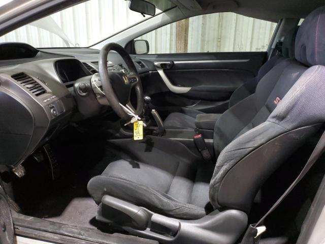 2HGFG21526H702080 - 2006 HONDA CIVIC SI SILVER photo 7