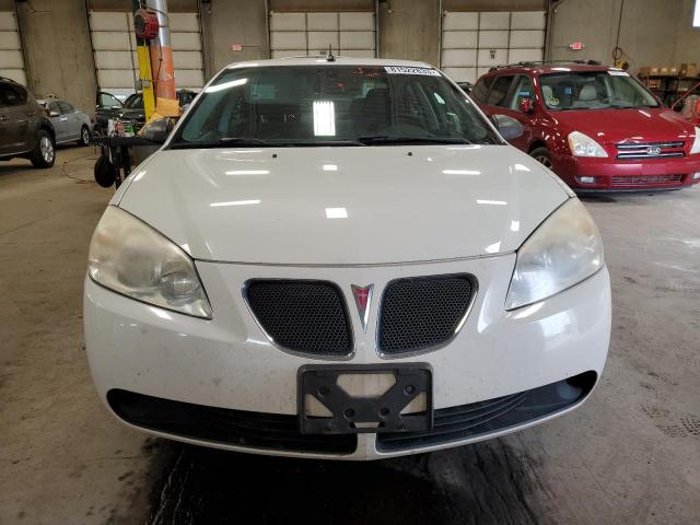 1G2ZG57B584227880 - 2008 PONTIAC G6 BASE WHITE photo 5