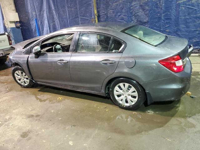 19XFB2F50CE003141 - 2012 HONDA CIVIC LX GRAY photo 2