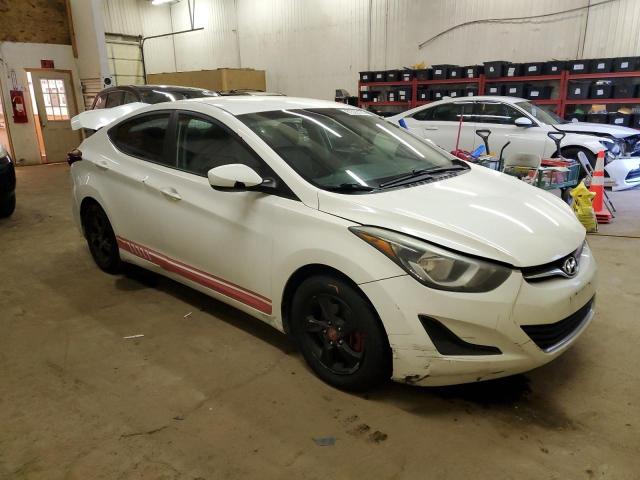 5NPDH4AE1EH524263 - 2014 HYUNDAI ELANTRA SE WHITE photo 4