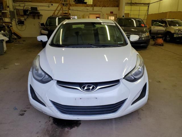 5NPDH4AE1EH524263 - 2014 HYUNDAI ELANTRA SE WHITE photo 5