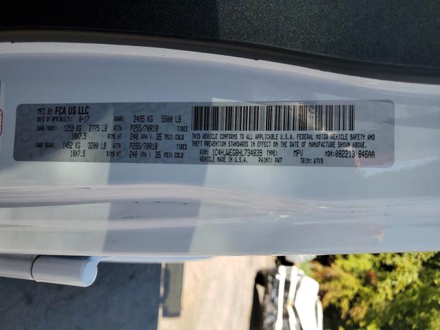 1C4HJWEG8HL734839 - 2017 JEEP WRANGLER U SAHARA WHITE photo 13