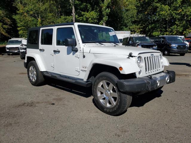 1C4HJWEG8HL734839 - 2017 JEEP WRANGLER U SAHARA WHITE photo 4