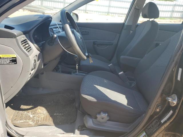 KNADH4A32B6913818 - 2011 KIA RIO BASE BLACK photo 7