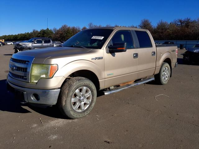 1FTFW1ET4DFA00832 - 2013 FORD F-150 SUPERCREW BEIGE photo 1