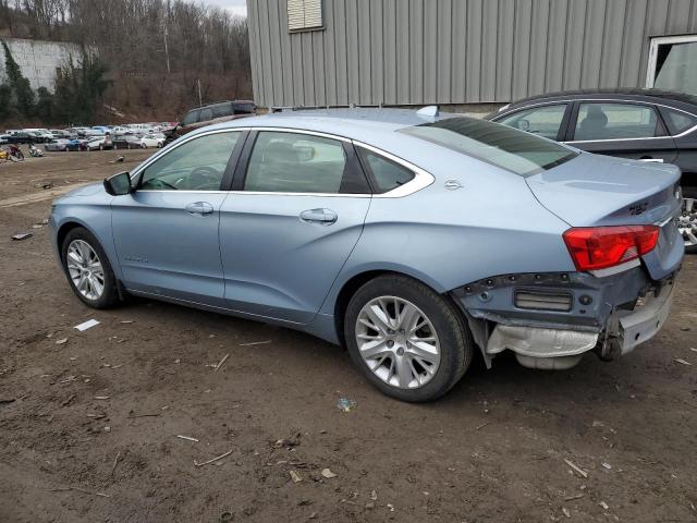 1G11Y5SL1EU114874 - 2014 CHEVROLET IMPALA LS BLUE photo 2