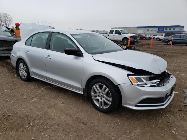 3VW2K7AJ9FM350264 - 2015 VOLKSWAGEN JETTA BASE SILVER photo 4