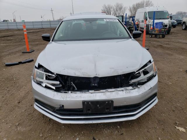 3VW2K7AJ9FM350264 - 2015 VOLKSWAGEN JETTA BASE SILVER photo 5