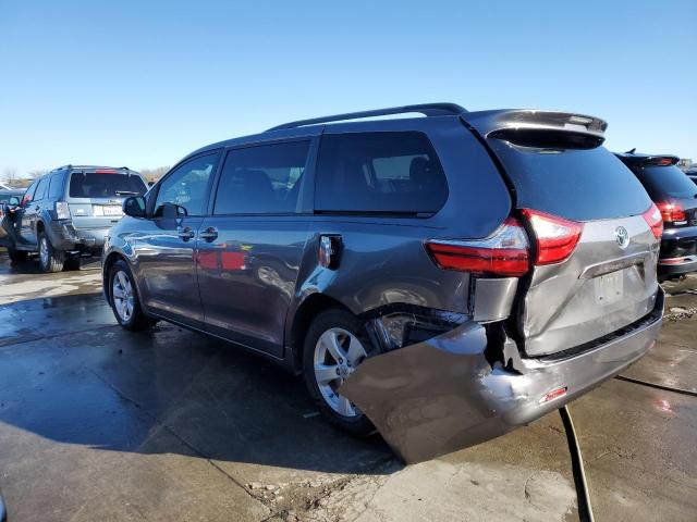 5TDKZ3DC5HS818675 - 2017 TOYOTA SIENNA LE GRAY photo 2