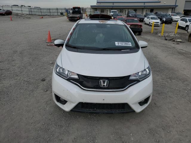 3HGGK5H88FM774181 - 2015 HONDA FIT EX WHITE photo 5