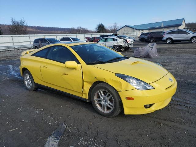 JTDDR32T440169623 - 2004 TOYOTA CELICA GT YELLOW photo 4