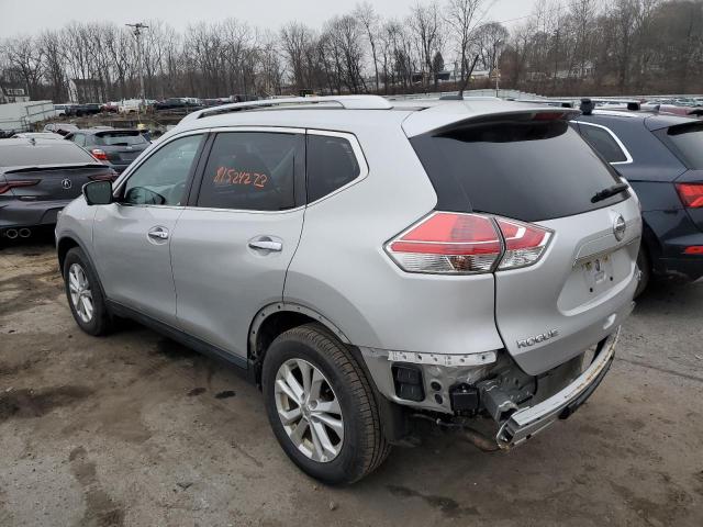 KNMAT2MVXGP722509 - 2016 NISSAN ROGUE S SILVER photo 2