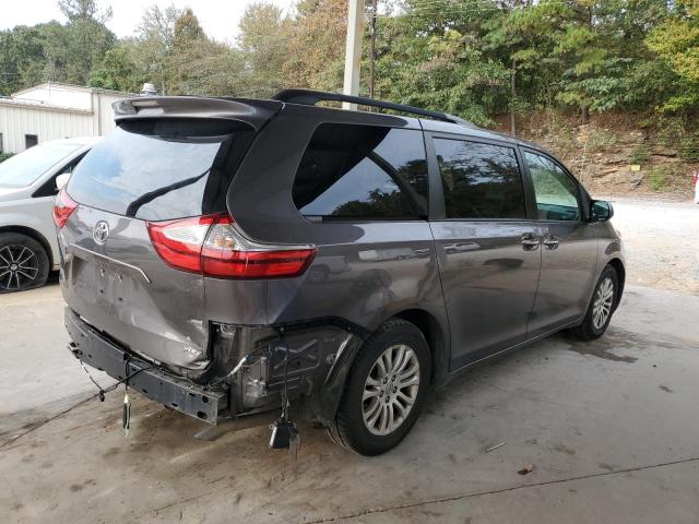 5TDYZ3DC3HS814151 - 2017 TOYOTA SIENNA XLE GRAY photo 3