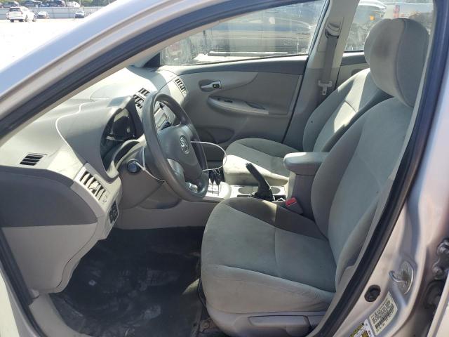 1NXBU4EE3AZ322338 - 2010 TOYOTA COROLLA BASE SILVER photo 7