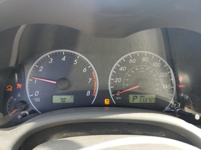 1NXBU4EE3AZ322338 - 2010 TOYOTA COROLLA BASE SILVER photo 9