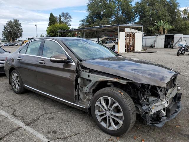 55SWF4KB9GU120629 - 2016 MERCEDES-BENZ C 300 4MATIC BROWN photo 4