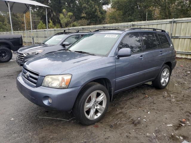 JTEEP21A470204391 - 2007 TOYOTA HIGHLANDER SPORT BLUE photo 1