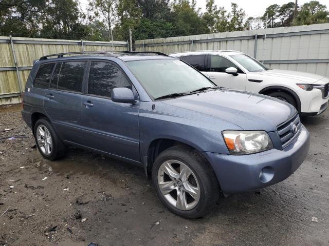 JTEEP21A470204391 - 2007 TOYOTA HIGHLANDER SPORT BLUE photo 4