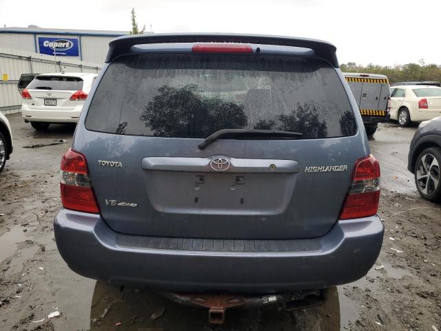 JTEEP21A470204391 - 2007 TOYOTA HIGHLANDER SPORT BLUE photo 6