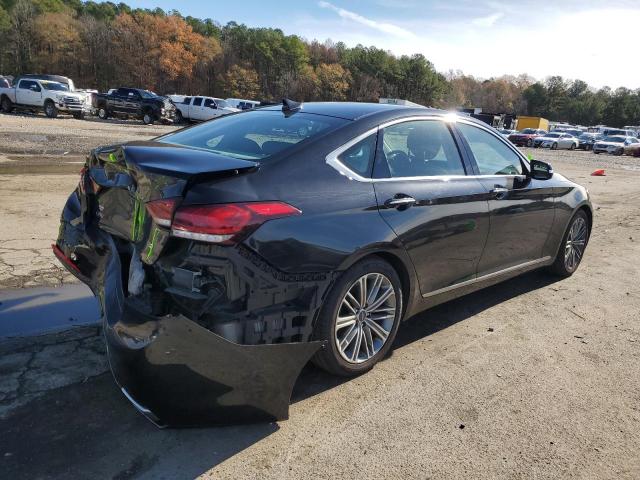 KMHGN4JEXJU265337 - 2018 GENESIS G80 BASE BLACK photo 3