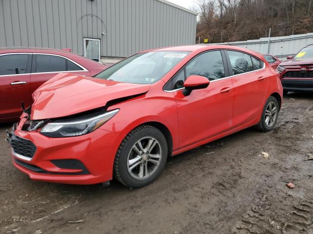 3G1BE6SM2HS515415 - 2017 CHEVROLET CRUZE LT RED photo 1