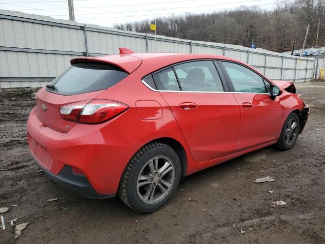 3G1BE6SM2HS515415 - 2017 CHEVROLET CRUZE LT RED photo 3