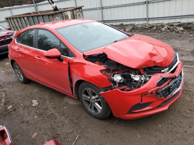 3G1BE6SM2HS515415 - 2017 CHEVROLET CRUZE LT RED photo 4