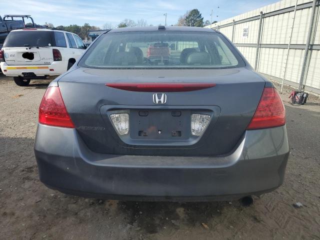 1HGCM56776A166863 - 2006 HONDA ACCORD EX GRAY photo 6