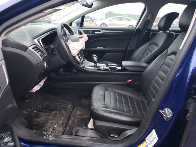 3FA6P0LU6DR322786 - 2013 FORD FUSION SE HYBRID BLUE photo 7