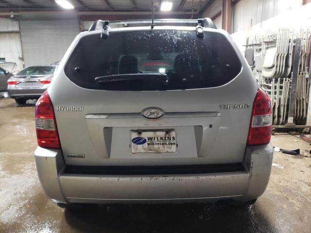 KM8JN12B68U909757 - 2008 HYUNDAI TUCSON SE SILVER photo 6