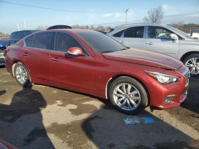 JN1BV7AR5EM685969 - 2014 INFINITI Q50 BASE BURGUNDY photo 4