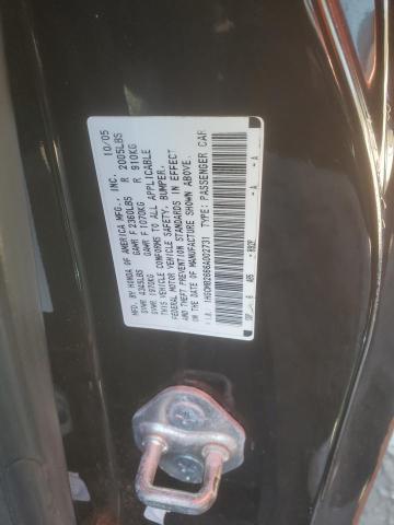 1HGCM82666A002731 - 2006 HONDA ACCORD EX BLACK photo 12