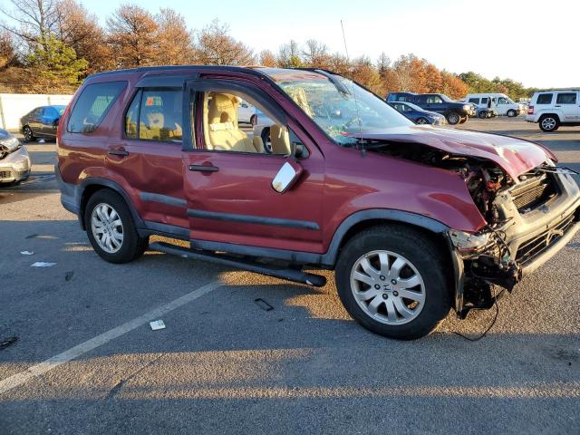 SHSRD788X6U417854 - 2006 HONDA CR-V EX RED photo 4