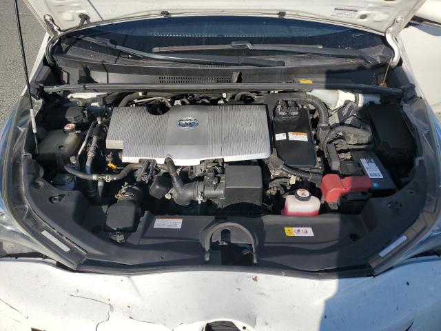 JTDKARFU9H3034436 - 2017 TOYOTA PRIUS WHITE photo 11