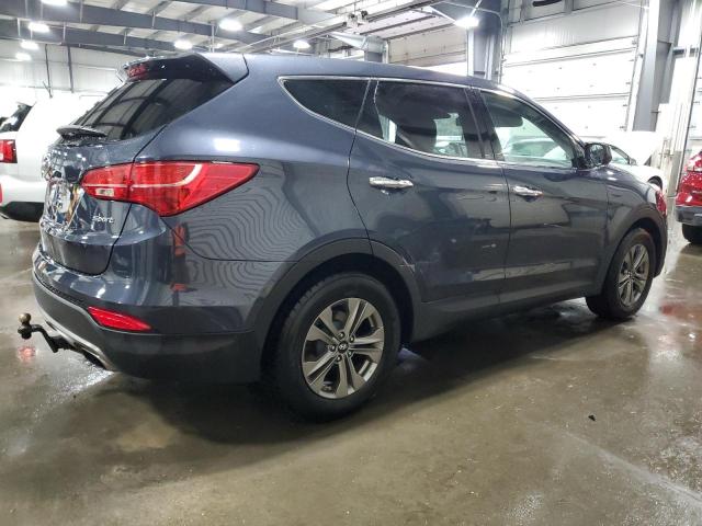 5XYZT3LB8GG338084 - 2016 HYUNDAI SANTA FE S BLUE photo 3