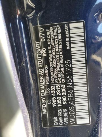 WDDSJ4EB6JN561725 - 2018 MERCEDES-BENZ CLA 250 Mavi foto 13